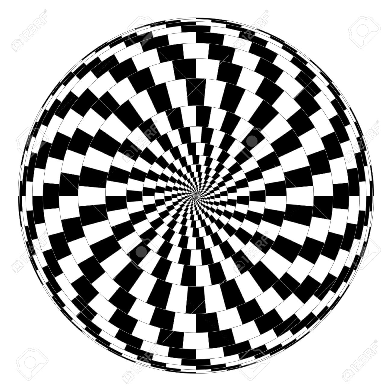 1300x1300 Vector Spiral Optical Illusion Royalty Free Cliparts, Vectors,