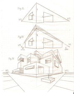 236x301 How To Draw A 2 Point Perspective Hand Drawn! How To Draw A 2