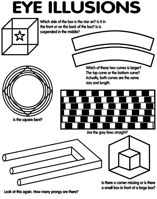 643x815 Optical Illusions Visual Aid Worksheet Art Work Design Ideas
