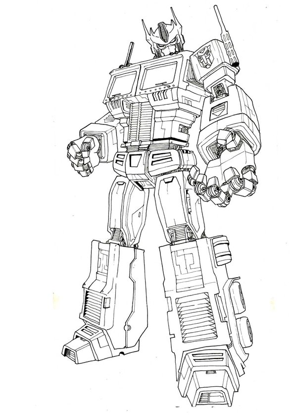 600x837 Optimus Prime Ink By Maxduro
