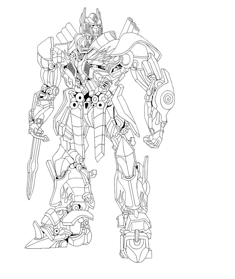 800x950 Optimus Prime Sketch By Isterini