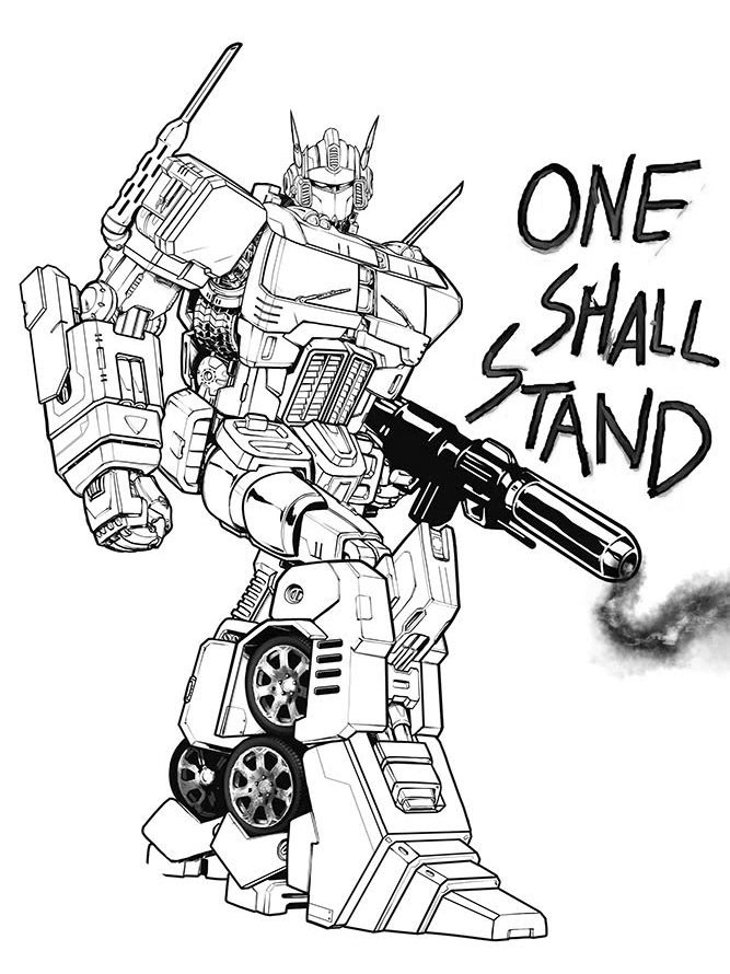 667x890 Timothy Lim Lineart For Idw Optimus Prime