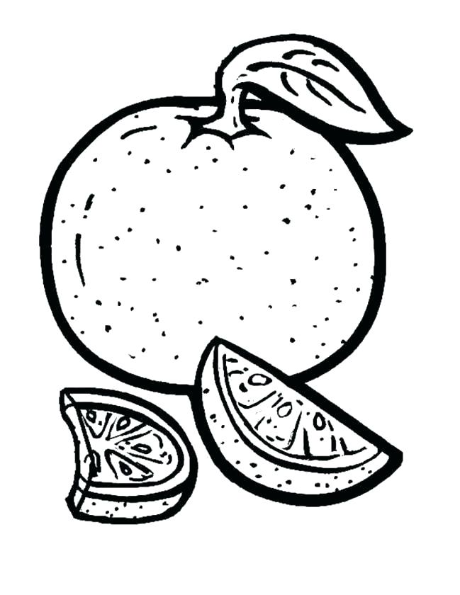 649x840 Orange Coloring Pages