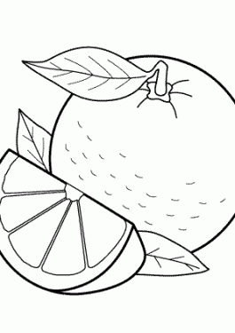265x375 Fruits Coloring Pages For Kids Printable And Online