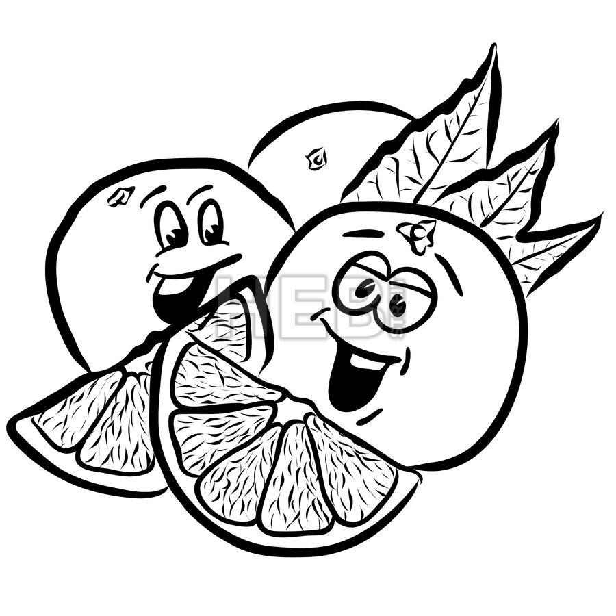 900x900 Laughing Oranges Comic Fruits Sketches Hebstreits