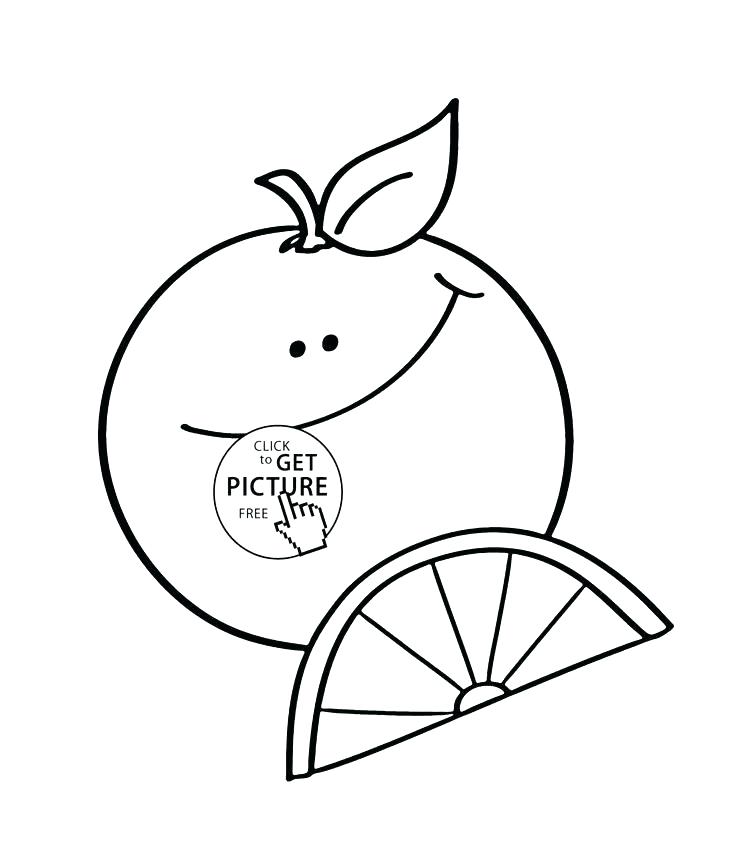 736x866 Orange Coloring Page Fruit Coloring Pages The Carrot Is Orange