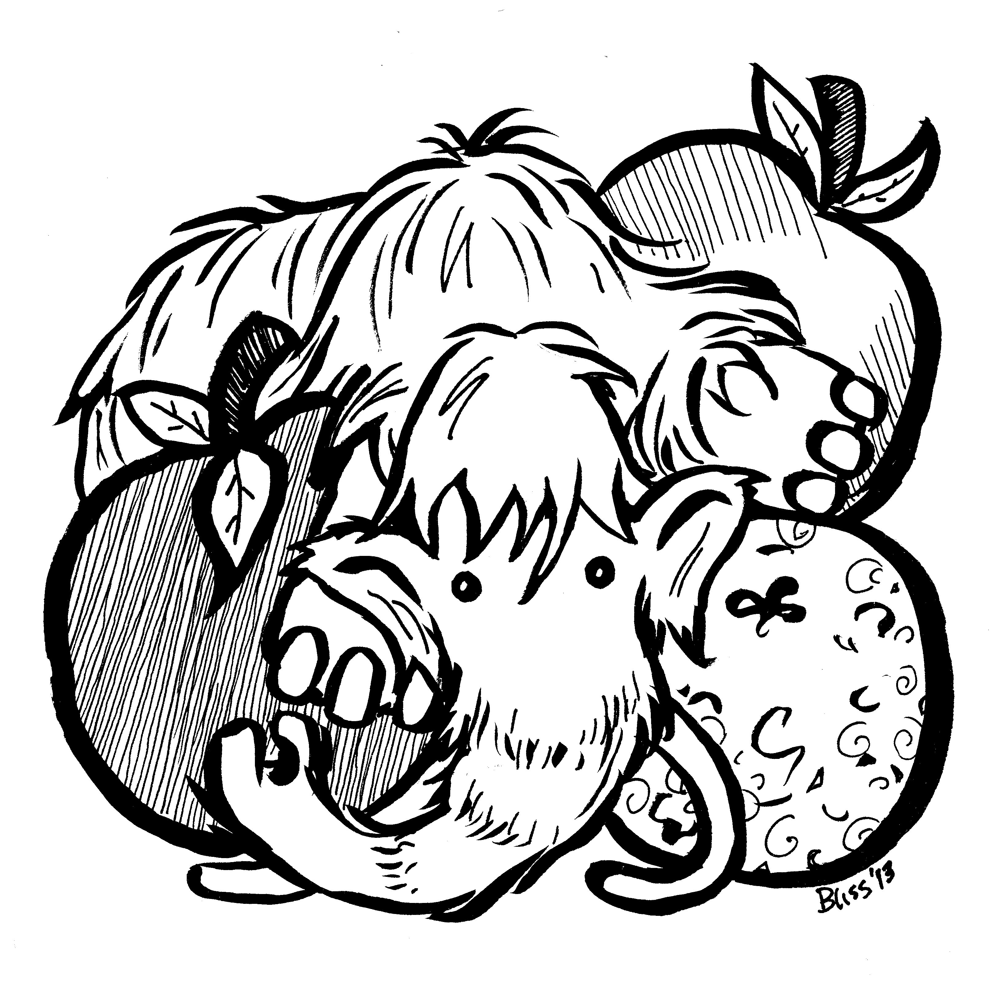 3230x3230 Apples And Oranges Title Page Art A Cartoonist In Kekionga