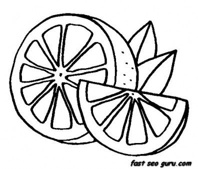 396x338 Drawn Orange Colouring