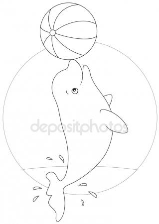 319x450 Orca Black And White Arctic Killer Whale, Realistic Aquatic Mammal