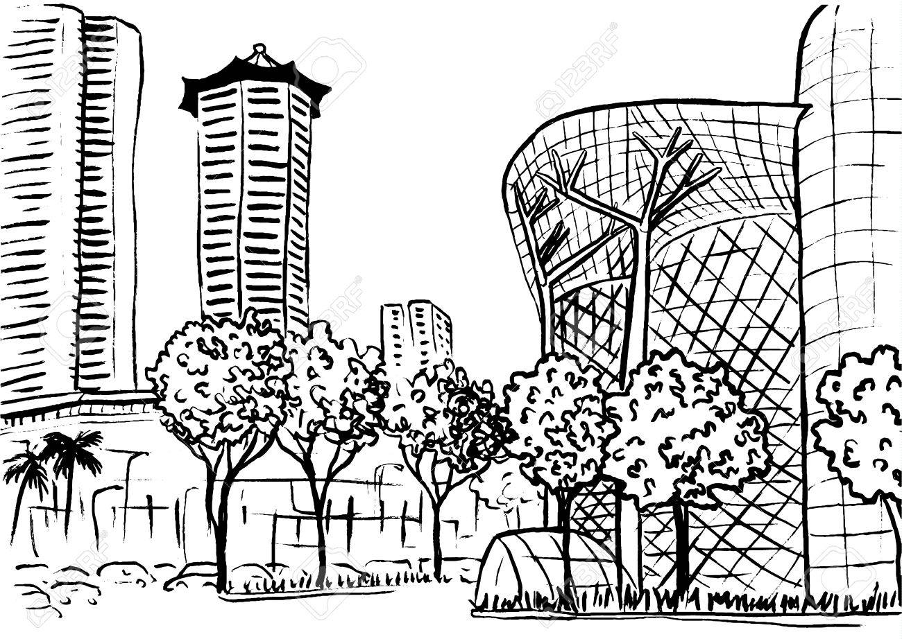 1300x922 Orchard Road In Singapore. Royalty Free Cliparts, Vectors,