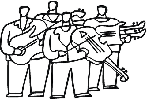 480x324 Orchestra With Violas Coloring Page Free Printable Coloring Pages