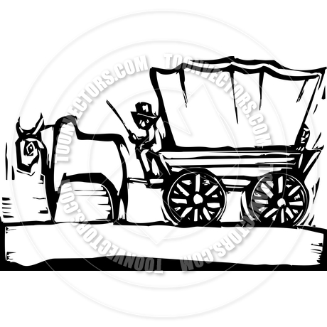 460x460 Covered Wagon By Xochicalco Toon Vectors Eps