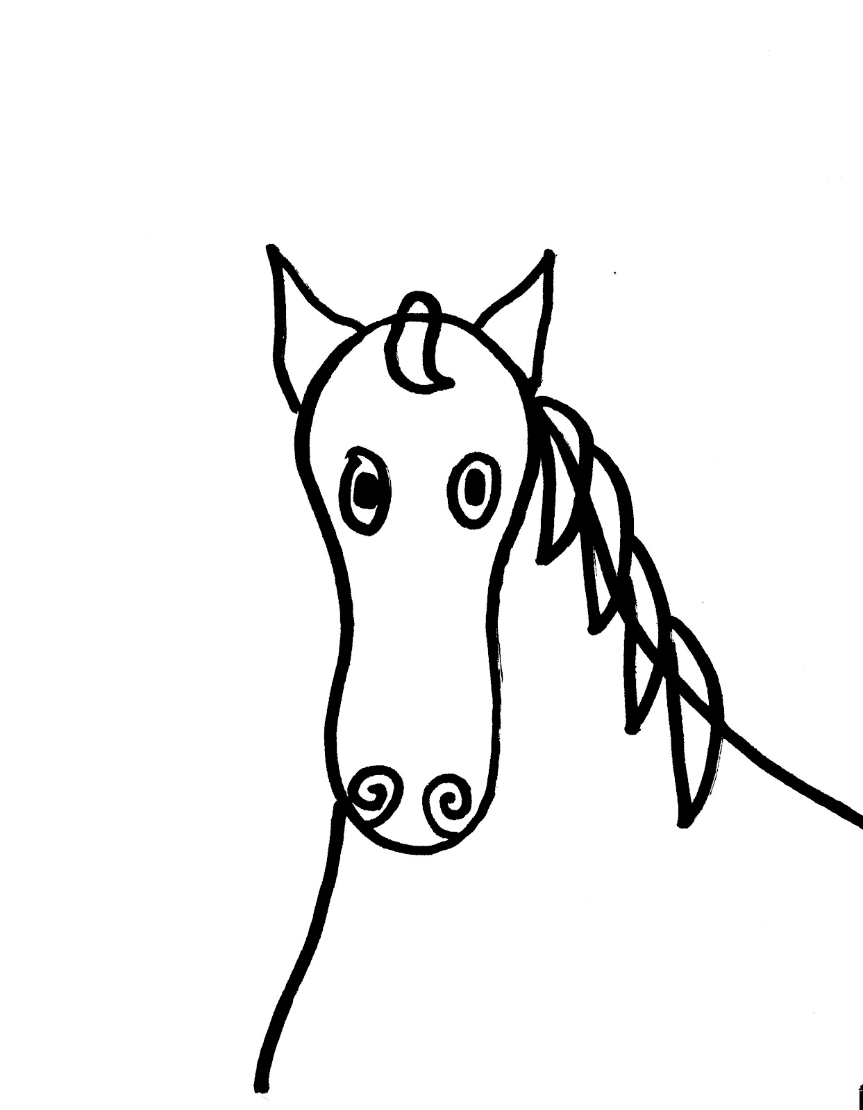 1243x1600 Horse Shoes! The Grow School Art Department