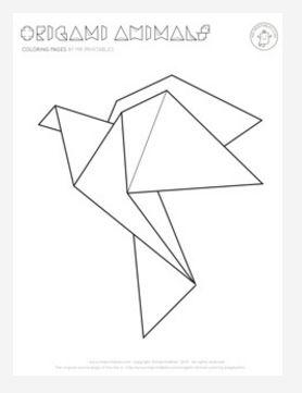 278x361 Flying Origami Bird