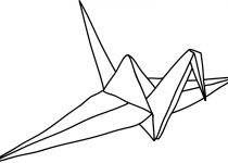 210x150 Clip Art Origami Crane Clip Art
