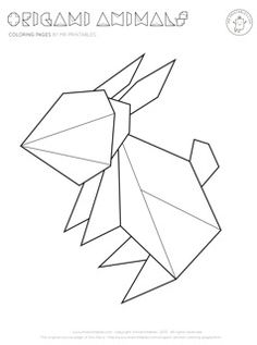 236x317 Origami, Coloring Pages