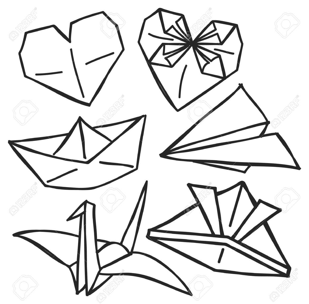 1300x1277 Clip Art Origami Clip Art