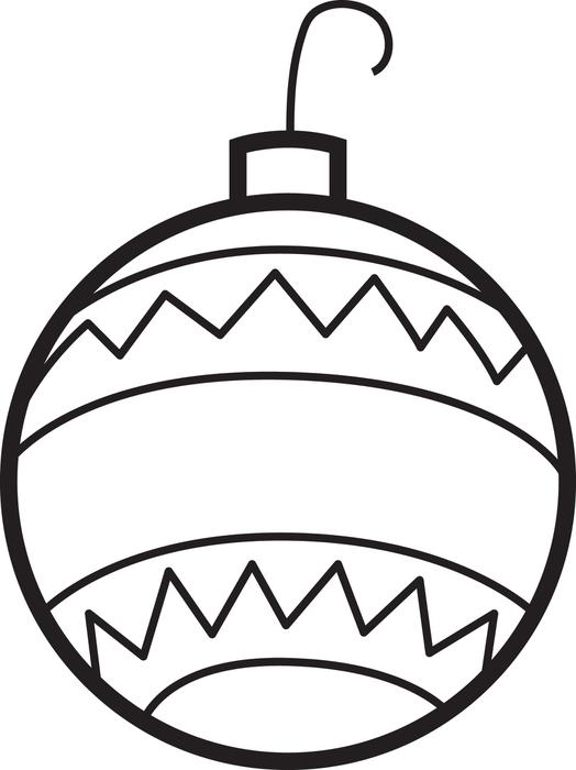 524x700 Christmas Ornament Coloring Page Free Printable Christmas