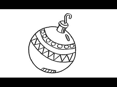 480x360 How To Draw A Christmas Sphere (Ornament Tree)