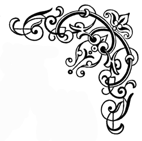 472x469 Victorian Ornaments And Borders