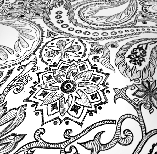 600x589 Some Ornamental Drawings On Behance