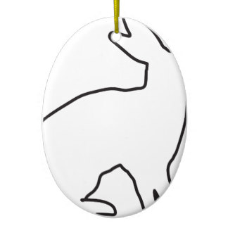 324x324 Rabbit Drawing Ornaments Amp Keepsake Ornaments Zazzle
