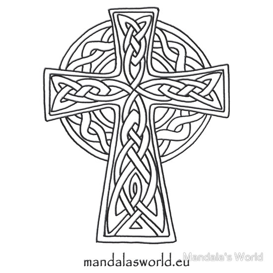550x550 Cross Drawing Irish St. Patty Cross Drawing