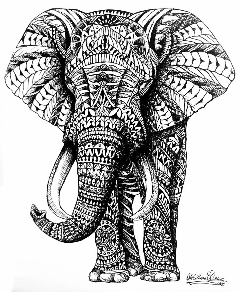 794x960 Ornate Elephant By Slightly Spartan