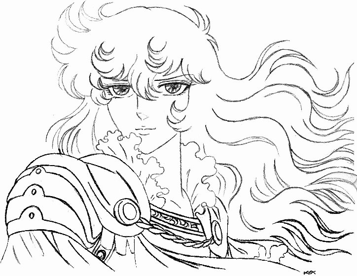 724x560 Lady Oscar Cartoon Images