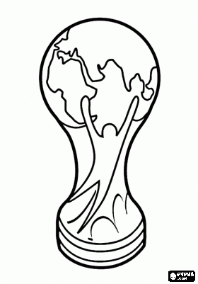 280x401 Trophy Coloring Page
