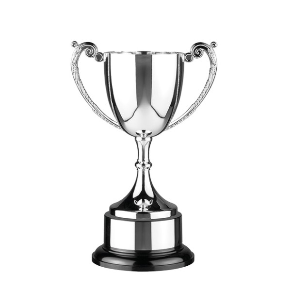 600x600 Nickel Plated Cup 12 (30cm) On Bakelite Plinth