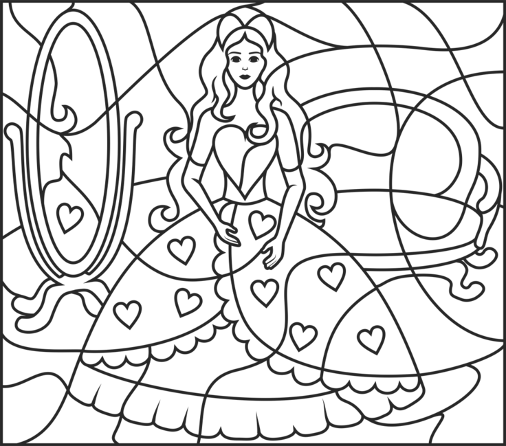 736x649 Princess And Mirror