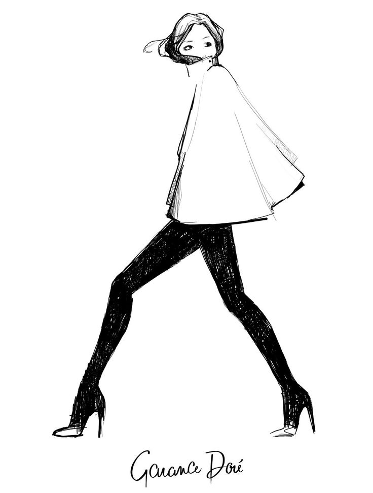 736x971 The Oscars Fashion Illustrations Kmid
