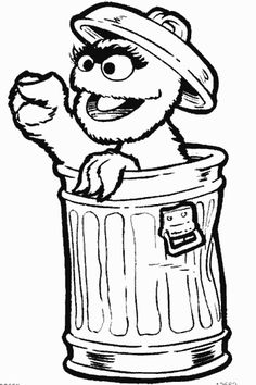 236x354 Drawing Of Oscar Grouch