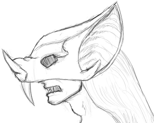 502x401 Othello Sketch Weasyl