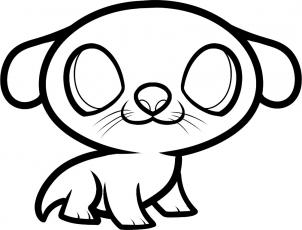 302x230 How To Draw How To Draw An Otter For Kids