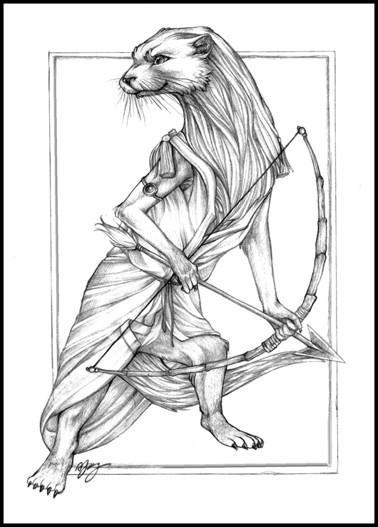 530x738 The Otter Archer By Pinali