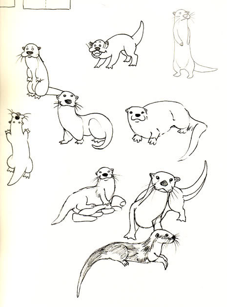 465x630 Illustration Blog Otter Sketches