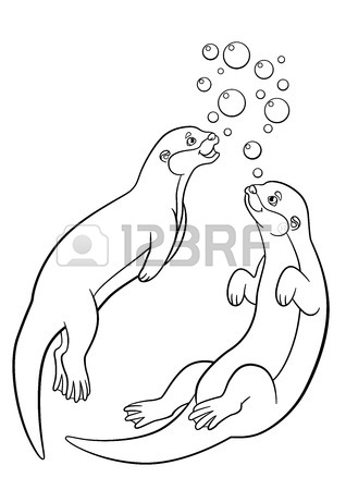 318x450 60 Otters Stock Illustrations, Cliparts And Royalty Free Otters