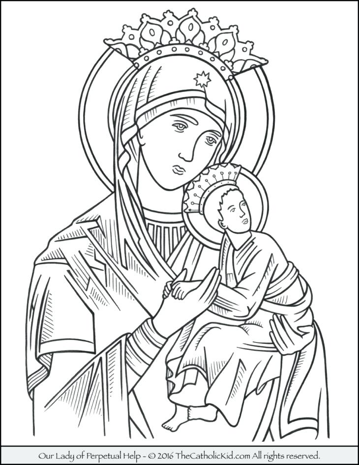 730x945 Our Lady Of Guadalupe Coloring Page Free Our Lady Of Coloring Page