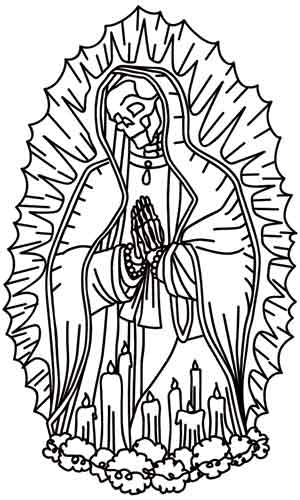 300x500 Our Lady Of Guadalupe Urban Threads Unique And Awesome