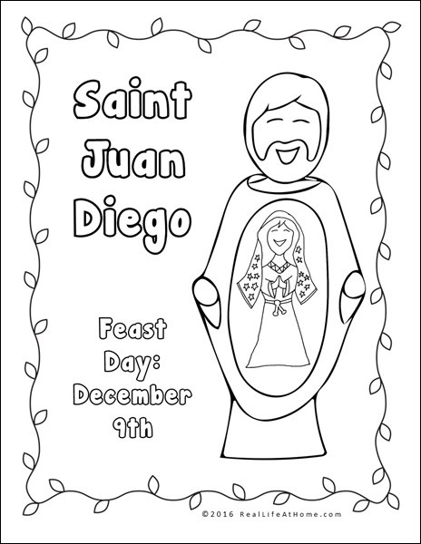 464x600 Our Lady Of Guadalupe Printables And Worksheet Packet