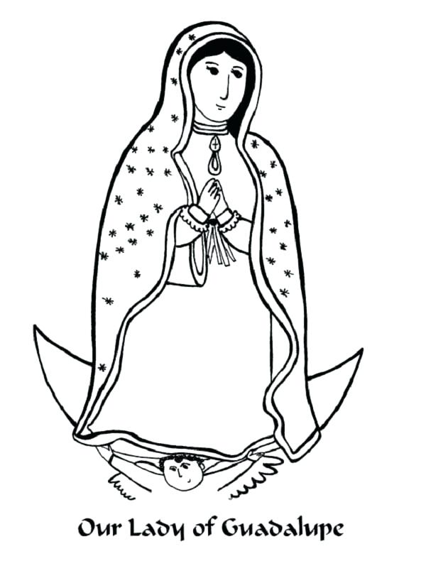 Our Lady Of Guadalupe Drawing at GetDrawings | Free download