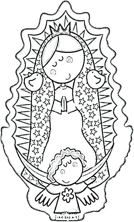 Our Lady Of Guadalupe Drawing at GetDrawings | Free download