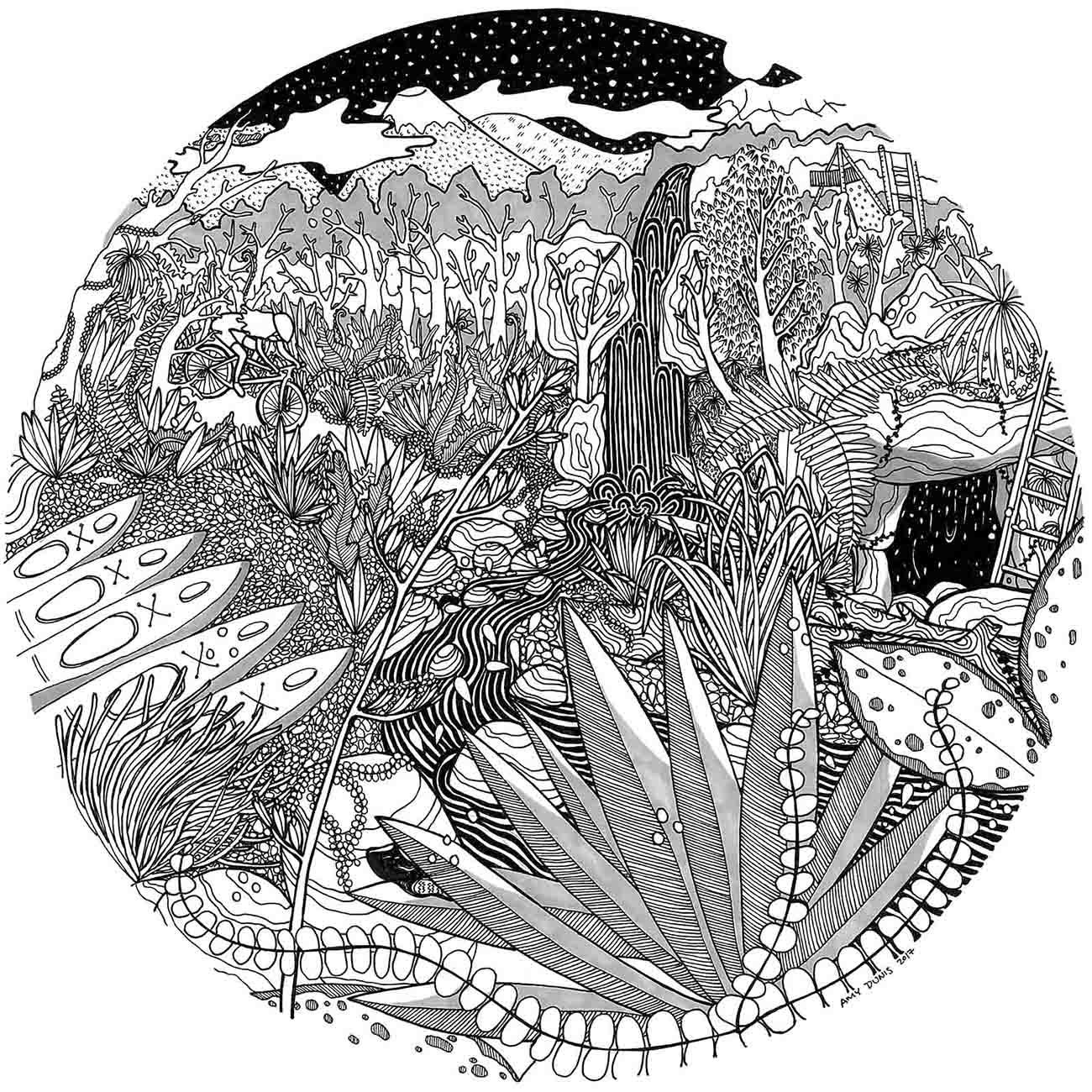 1300x1300 Hillary Outdoors Print Adventurous Pencil