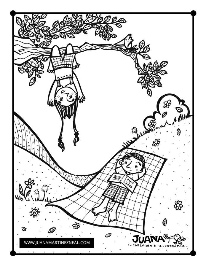 695x900 Outdoors Coloring Page Juana Martinez Neal