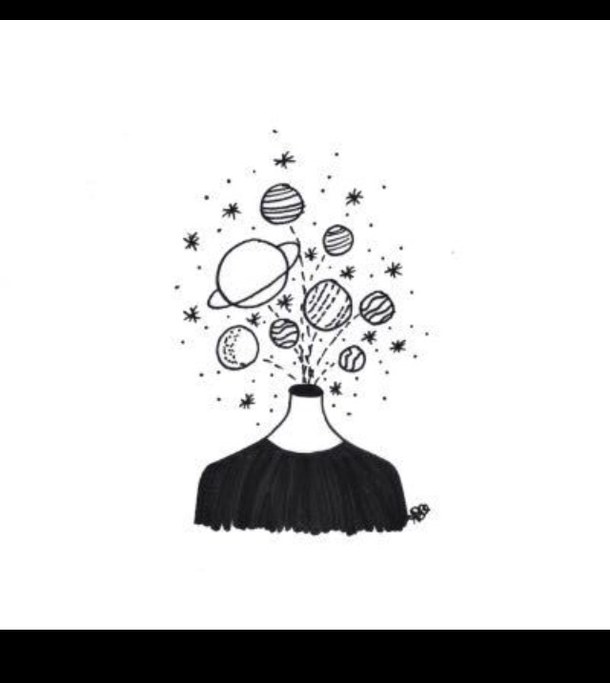 610x683 610 160321 Space Tumblr Black And Whit Space Favim