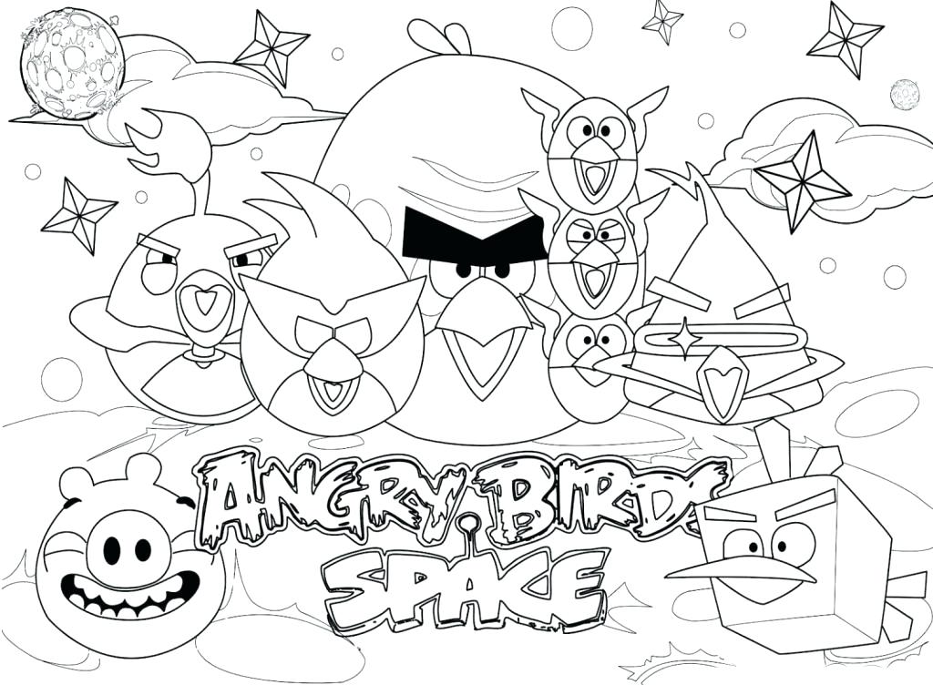 1024x752 Space Coloring Page Image Of Angry Birds Space Coloring Pages