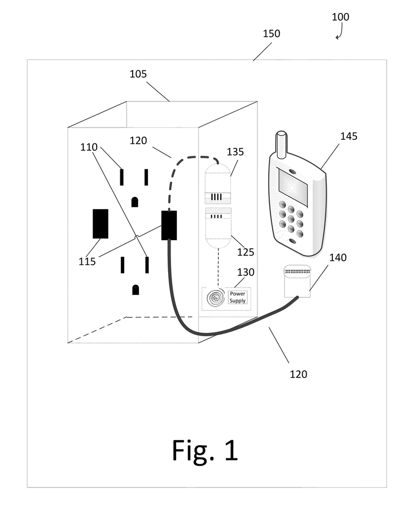 850x1052 Patent Us6362987 Wall Mounted Electrical Outlet Receptacle