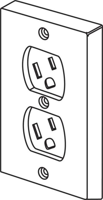 330x640 Prime Line S4461 White Plastic Swivel Outlet Cover Ebay